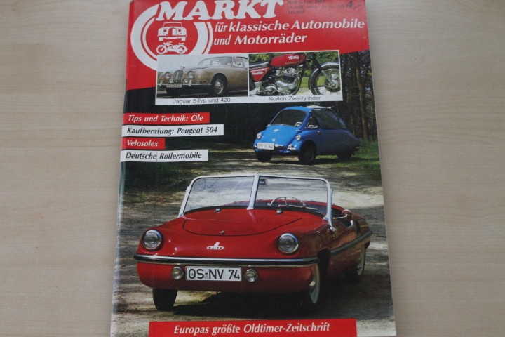 Deckblatt Oldtimer Markt (06/1989)